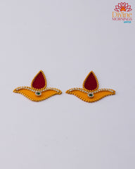 Classic Diya Tilak Sticker for Doors - Pack of 4