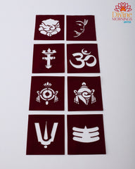God Nama Coconut Stencil Pack - Set of 8 Stencils