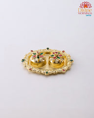 Sparsh Haldi Kumkum Platter Pack of 5