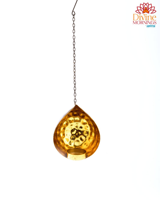 Metal Solo Gloss Finish Tealight Holder Hanging