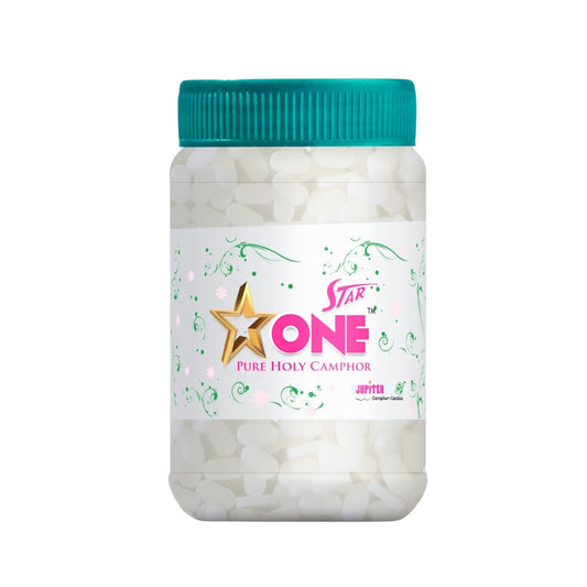 Pure Camphor Tablets Jar (Capsule Shape)