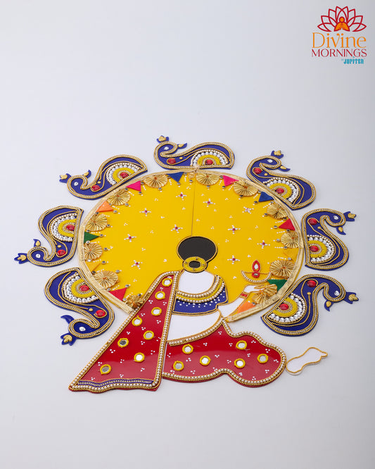 Captivating Lady Acrylic Rangoli