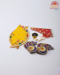 Captivating Lady Acrylic Rangoli