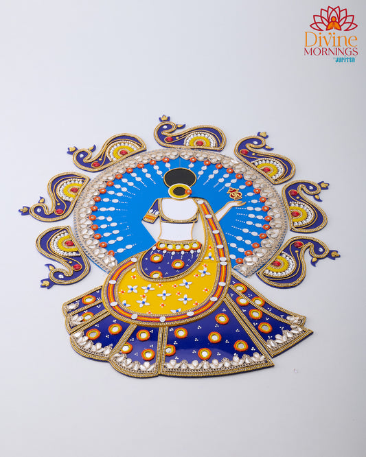 Exquisite Lady Acrylic Rangoli
