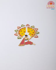 Premium Handcrafted Lady Acrylic Rangoli