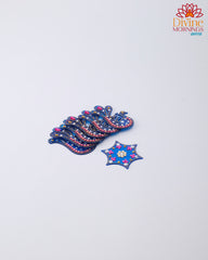 Splendid Peacock Acrylic Rangoli