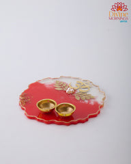 Om Haldi Kumkum Platter