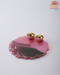 Peacock Haldi Kumkum Platter