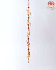 Rajasthani White Jute Door Hangings Pack of 2