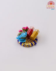 Mini Wheel Haldi Kumkum Varadan Pack of 10