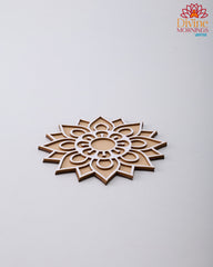 Blossom Design Rangoli Stencil