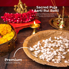 Round Cotton Wicks Box