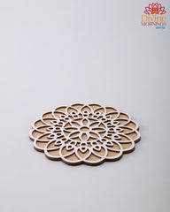 Floral Fusion Rangoli Stencil