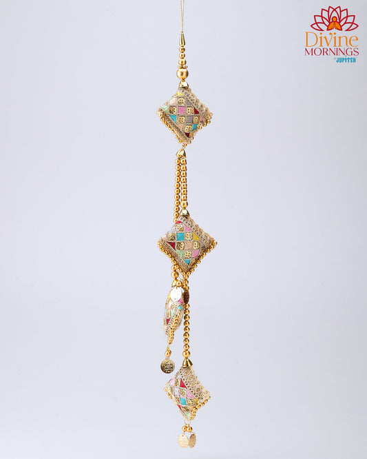 Multicolour Pastel Danglings Pack Of 2