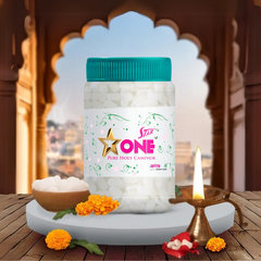 Pure Camphor Tablets Jar (Capsule Shape)