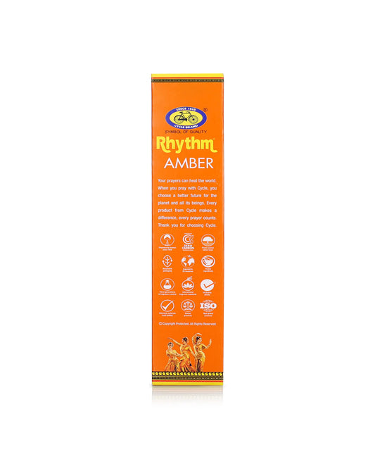 Rhythm Amber Agarbatti Pack of 3