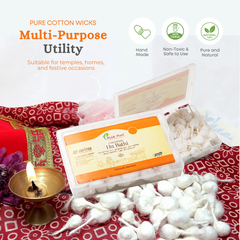 Round Cotton Wicks Box