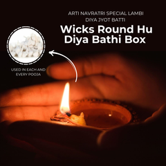 Round Cotton Wicks Box