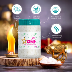 Pure Camphor Tablets Jar (Capsule Shape)