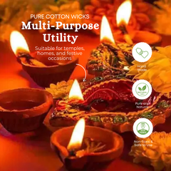 Twisted Long Cotton Wicks Box