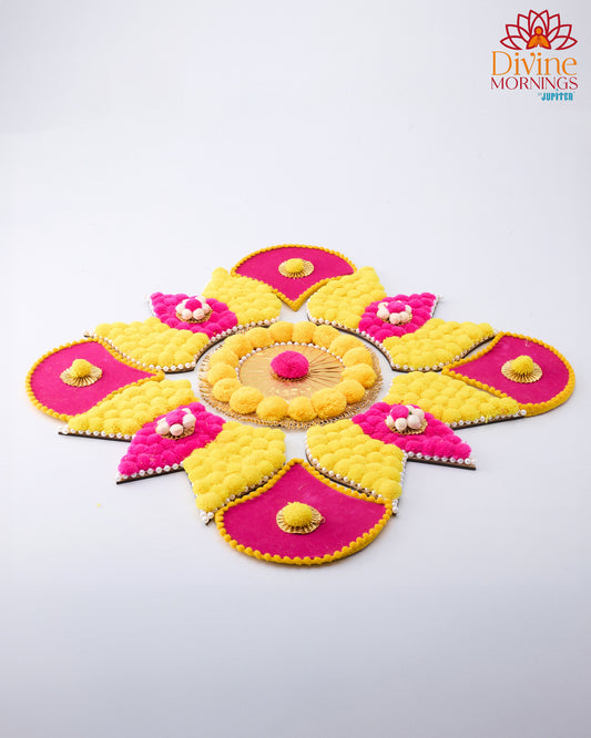 Pom Pom Rangoli Set