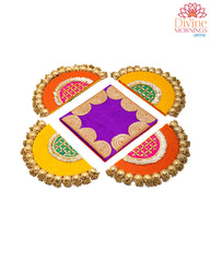 Velvet Floor Rangoli Set of 5