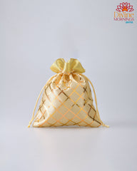 Diamond Designed Flat Potli Bag Pack of 10