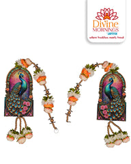 Royal Peacock Wall Hanging Pair