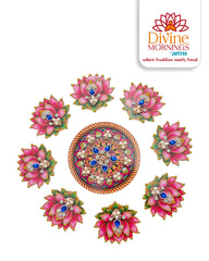 Lotus Mandala MDF Rangoli