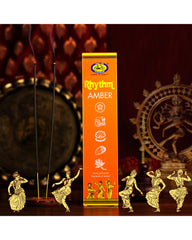 Rhythm Amber Agarbatti Pack of 3