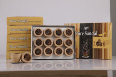 Pure Sandal Cup Dhoop Pack of 3