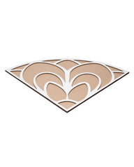 Tulip Tangle Corner Rangoli Stencil