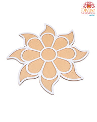 Petal Whirl Rangoli Stencil