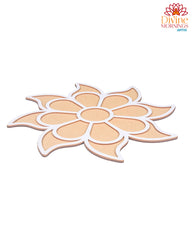 Petal Whirl Rangoli Stencil
