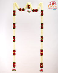 Exquisite Artificial Flower 5pc Door Set Long