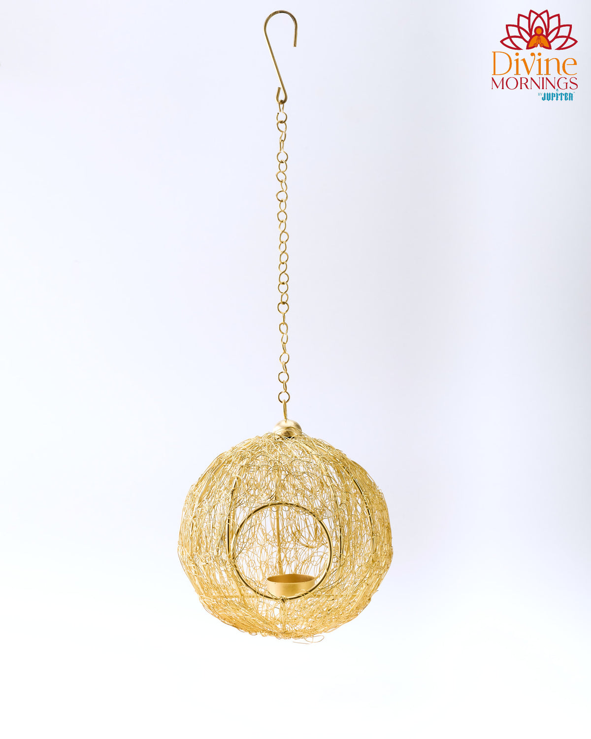 Bird Nest Shaped Hanging Tealight Holder