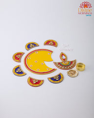 Illuminating Diya Acrylic Rangoli