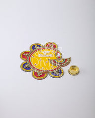 Illuminating Diya Acrylic Rangoli