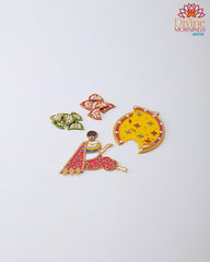 Premium Handcrafted Lady Acrylic Rangoli