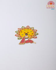 Premium Handcrafted Lady Acrylic Rangoli