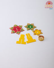 Dazzling Star 3 Step Acrylic Rangoli