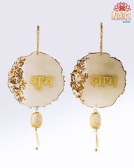 Shubh Labh Circle Danglings Pair