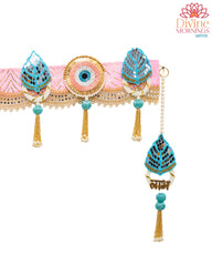 Leafy EvilEye Premium Toran with Side Hangings