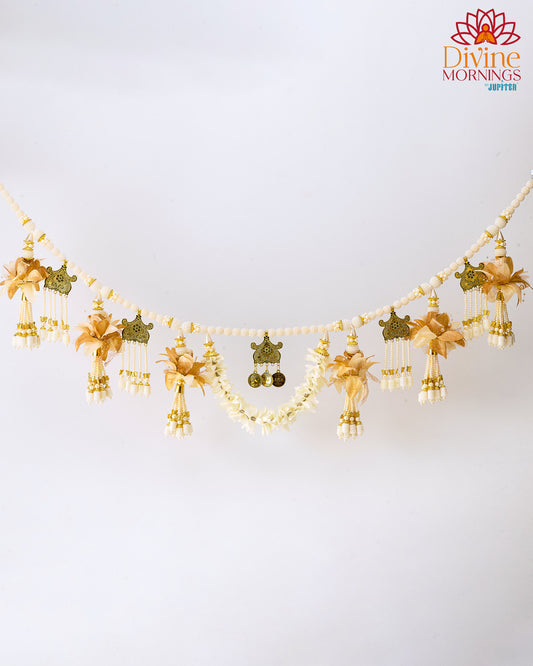 Gold Rosette Toran