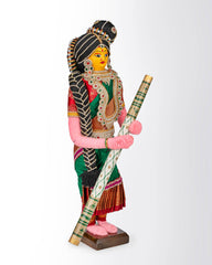 Mesmerizing Standing Lakshmi Doll 18 Inch