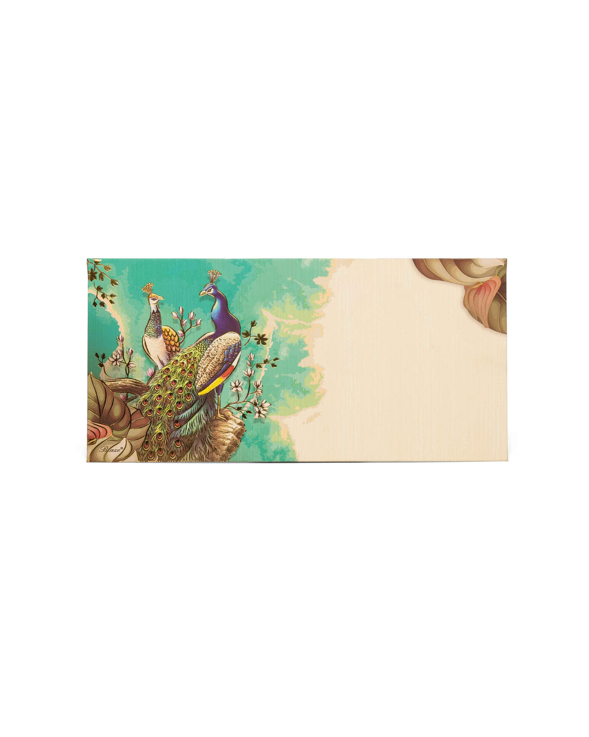 Peacock Harmony Envelope - Pack of 10