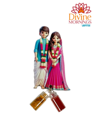 Vivaha Haldi Kumkum Varadan with Magnet - Pack of 10
