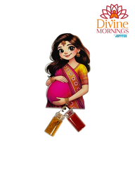 Mom-To-Be Haldi Kumkum Varadan with Magnet - Pack of 10