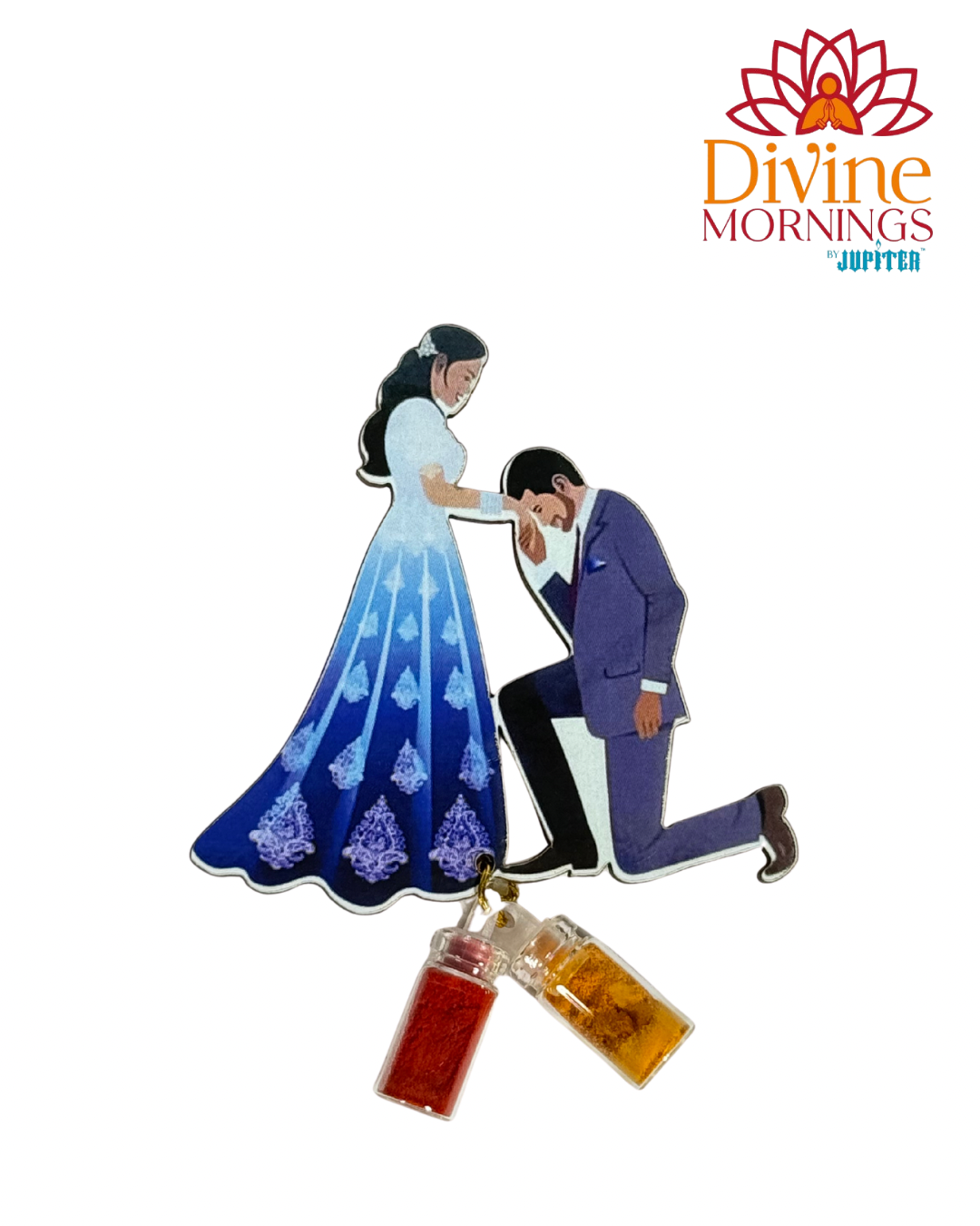 Ring Ceremony Haldi Kumkum Varadan with Magnet - Pack of 10