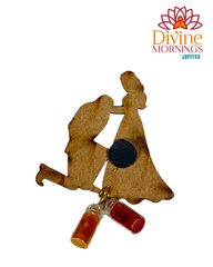 Ring Ceremony Haldi Kumkum Varadan with Magnet - Pack of 10